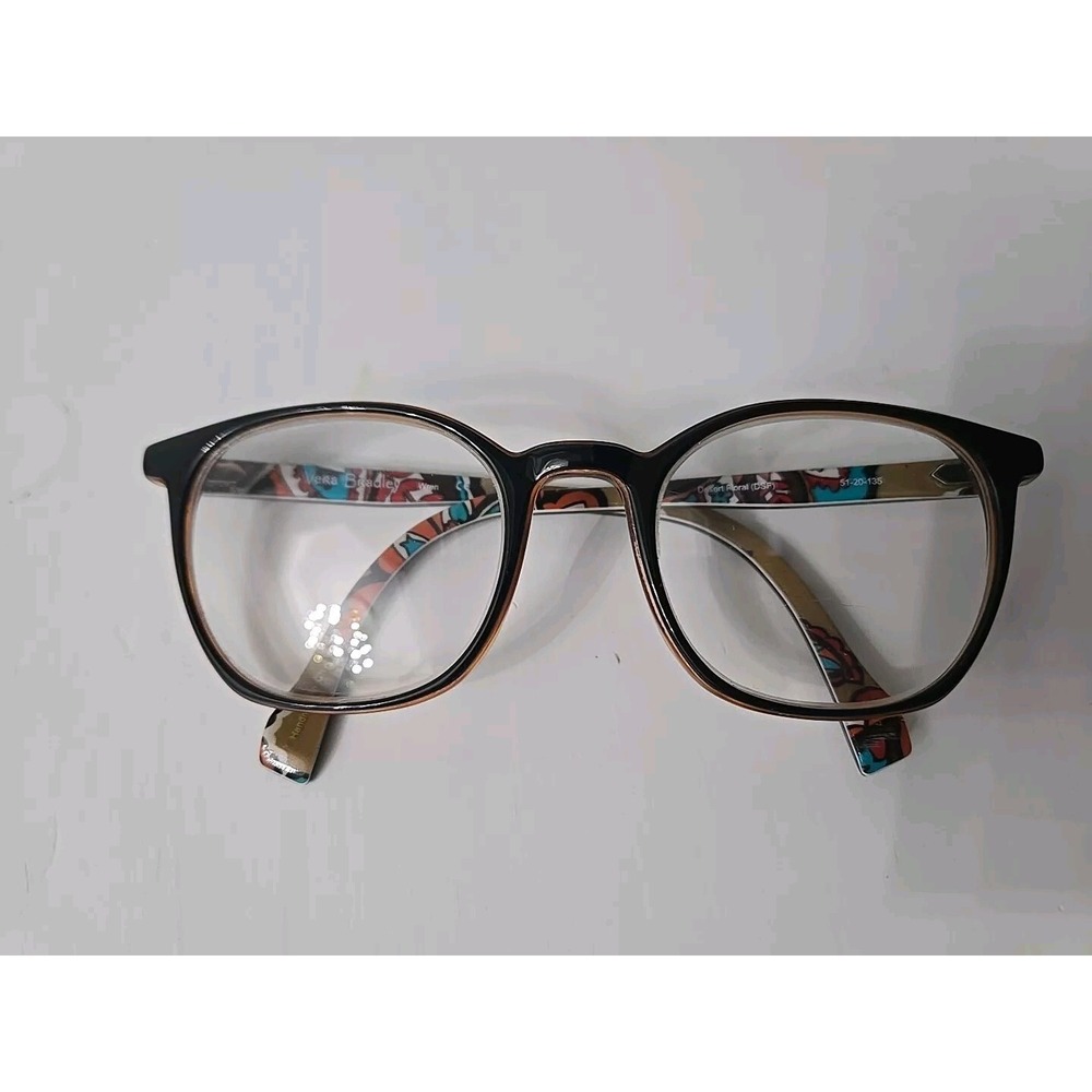 Vera Bradley Eyeglasses FRAMES ONLY Grace‎ Desert Floral DSF Brown 51-20-135